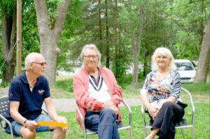 Fr.v i bild Stig Allan Carlsson, Jörgen Edman, Lillemor Green.