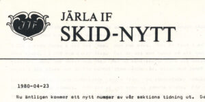 Skid-nytt 1980